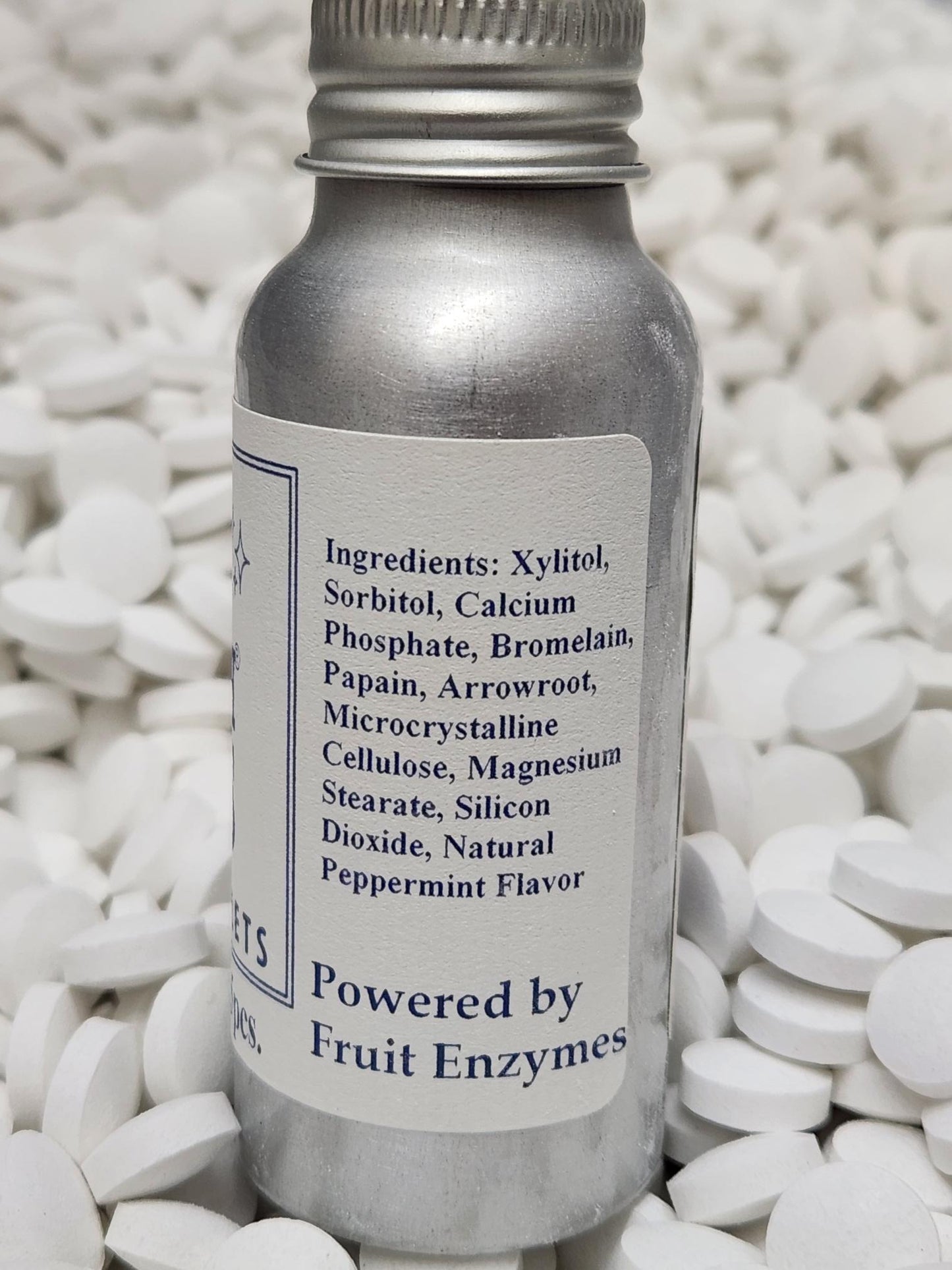 TOOTH BITS® - Natural Mint Whitening toothbrushing tablets