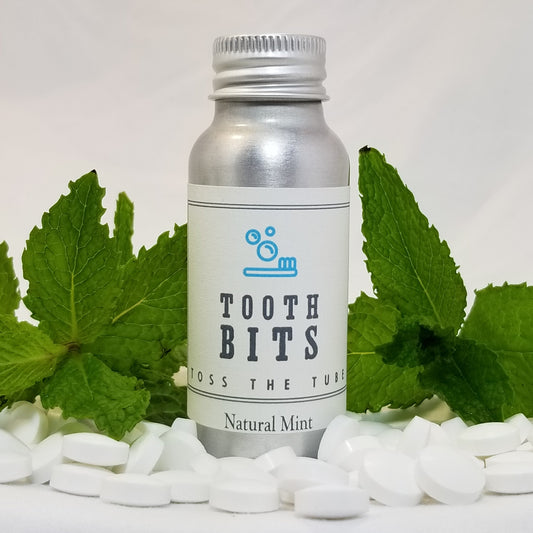 TOOTH BITS® - Natural Mint toothbrushing tablets