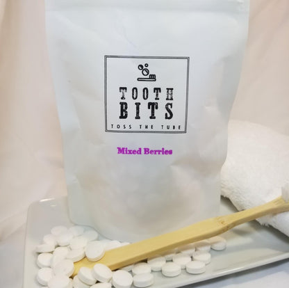 TOOTH BITS® - Mixed Berry toothbrushing tablets