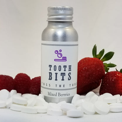 TOOTH BITS® - Mixed Berry toothbrushing tablets