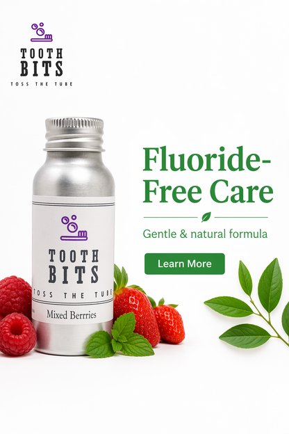 TOOTH BITS® - Mixed Berry toothbrushing tablets