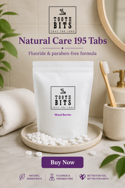 TOOTH BITS® - Mixed Berry toothbrushing tablets